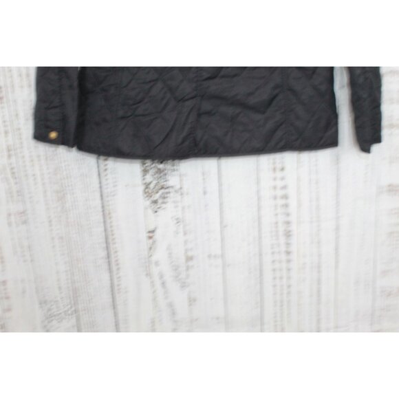 LL Bean Quilted Riding Jacket Black Size Small - Picture 6 of 10